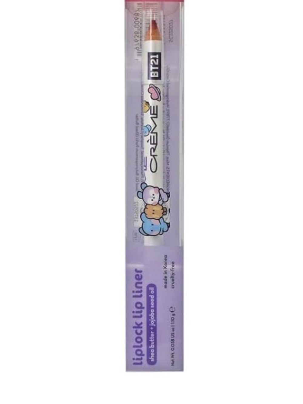 Crème BT21 Liplock Lip Liner - Peachy Nude